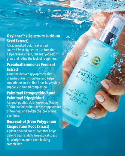 Torricelumn Absolute BlueZone Age Defy Face Glow Serum