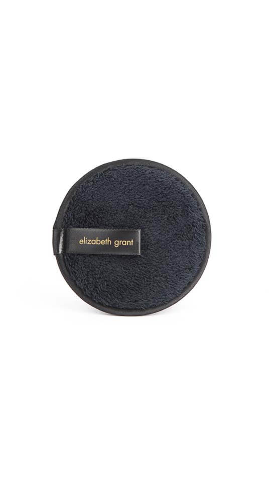 Elizabeth Grant Black Reusable Microfiber Facial Cleansing Puff